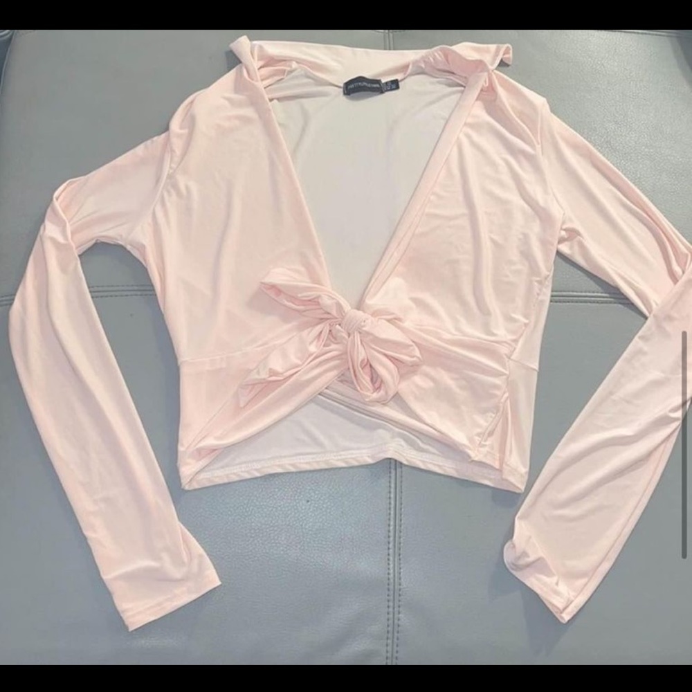 New Pretty Little Thing Pale Pink Top